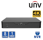 NVR 8 CHANEL UNIVIEW NVR301-08S 4K 8MP