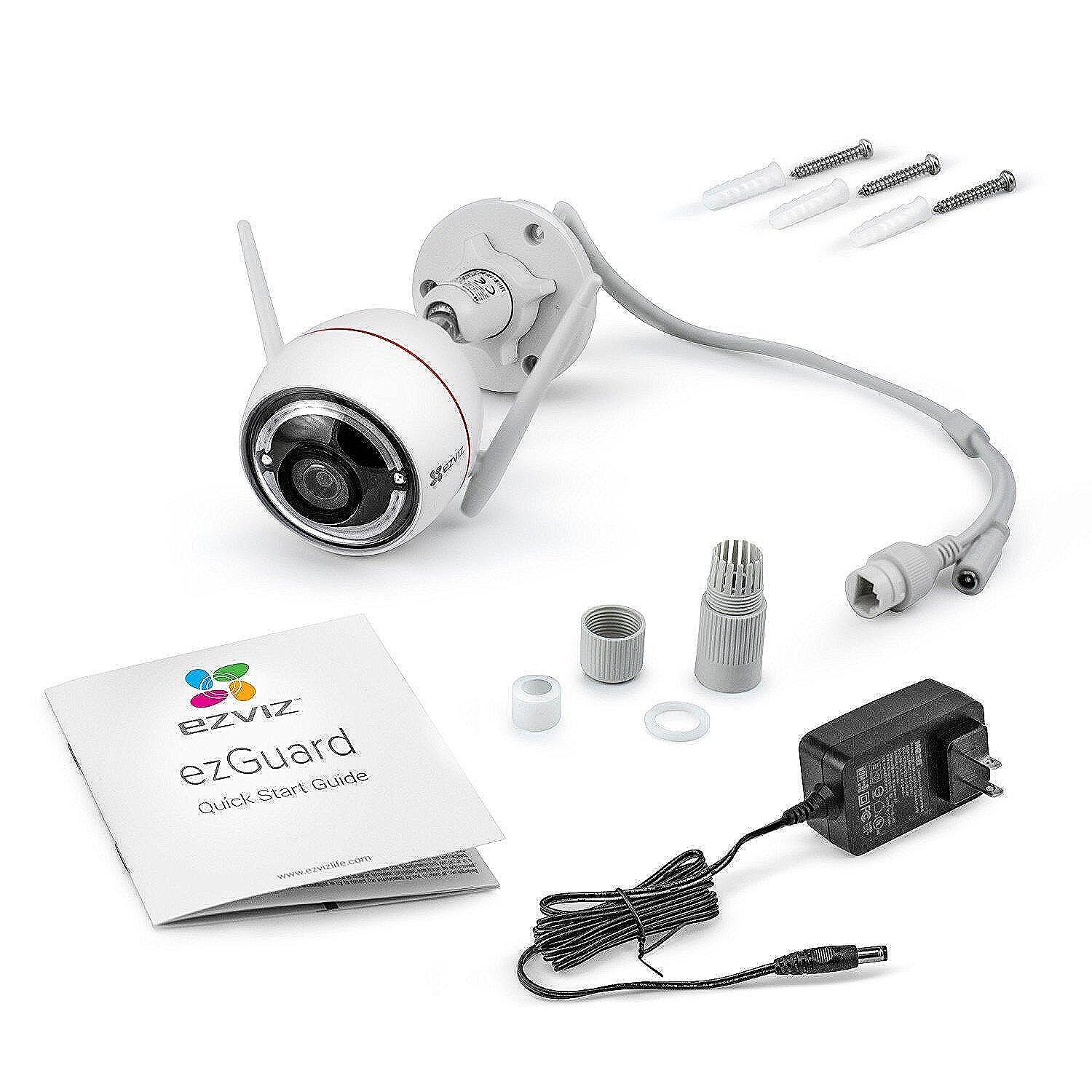 Wi-Fi Безжична 4.0Mpx Булет Камера с Микрофон и слот за SD карта - EZVIZ CS-C3W / Hikvision /