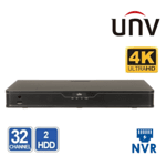 32 Канален мрежов рекордер UNIVIEW - NVR302-32S - 8.0Mpx 4K UHD