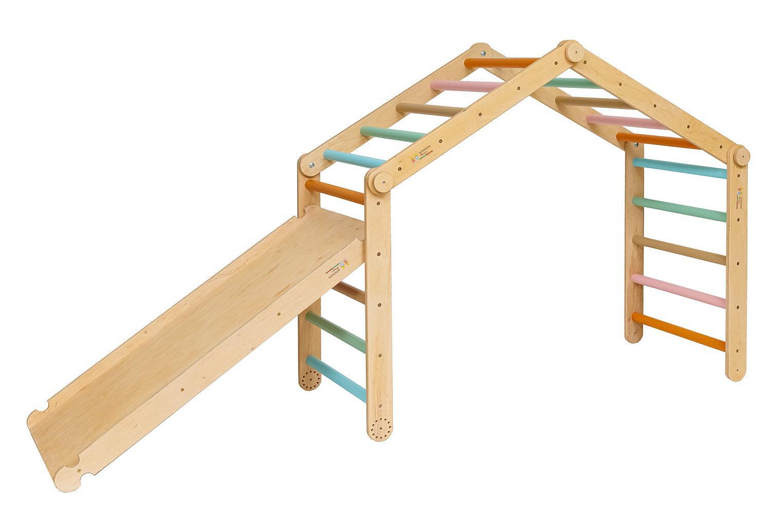 Triunghi Pickler modificabil 4 module cu rampă magică din lemn