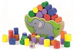 Jucărie de echilibrare din lemn - Elefant