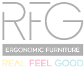 RFG Ергономично eлектрическо бюро, 160 x 80 cm, метални крака с бял цвят, плот с кехлибарен цвят