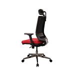 RFG Директорски стол Elli 06 HB, червена седалка, черна облегалка