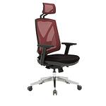 RFG Директорски стол Joy 055 HB, черна седалка, червена облегалка