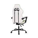 RFG Геймърски стол Max Game, екокожа, бял и зелен