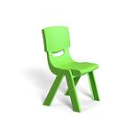RFG Детски стол Chico, пластмасов, с облегалка, зелен, 41 х 35 х 62 cm