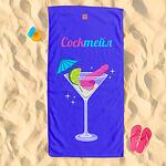 Плажна кърпа Безсмислици – COCKтейл
