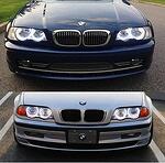 Ангелски очи за BMW Е46, Диодни, SMD