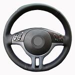 Кожен калъф за волан шиещ,  BMW E39, E46, E53, E90, E8