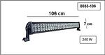 Супер мощен LED BAR,  106 см, 240W