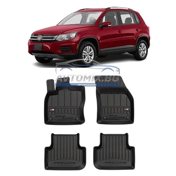 Гумени стелки зa VW Tiguan след 2016 ProLine 3D