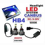 HB4 LED система CANBUS, 9-30V