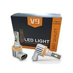 V9 Диодни LED крушки H8, 13W, 1500 lm, 2V-24V, без вентилатор