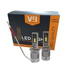 V9 Диодни LED крушки H3, 13W, 1500 lm, 2V-24V, без вентилатор
