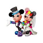 Керамична ръчно рисувана фигурка Mickey amp; Minnie Mause - Britto by DISNEY