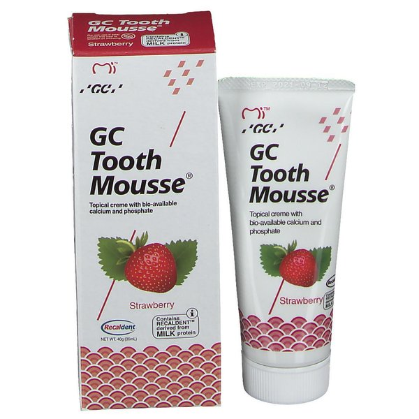 Tooth Mousse Gc Tooth Mousse GC Реминерализиращ дентален крем ягода x35 мл