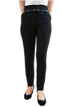 Дамски черен елегантен панталон