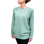 Едноцветна дамска блуза от фино плетиво 987