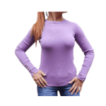 Дамска блуза фино плетиво в лилаво