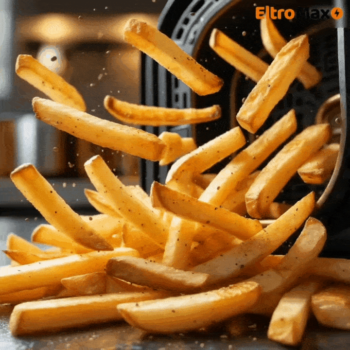 Airfryer RAF DualCrisp, 10 Литра, 2200W, Без Мазнина, С Горен и Долен  Реотан + Подарък Книжка с Рецепти