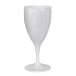 Чаша за вино поликарбонат Бяла 320ml
