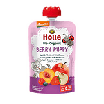 HOLLE BIO ORGANIC BERRY PUPPY POUCH APPLE AND PEACH WITH FRUITS OF THE FOREST 8M+