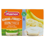 Plasmon Banana Yogurt 100% 6m+ 240 GR