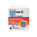 Vitamin C 500 Mg + Zinc + D3 Direct * 20 Bust