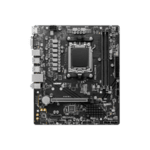 MSI PRO A620M-E, mATX, Socket AM5, Dual Channel DDR5 6800+MHz, 1x PCIe x16 slot, 1x M.2 slot, 1x HDMI, 1x VGA, 2x USB 3.2 Gen 1, 4x USB 2.0, 7.1 HD Audio, Realtek RTL8111H Gigabit LAN, 3Y