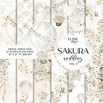 Дизайнерски хартии "SAKURA wedding VOL.2"