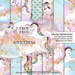 Дизайнерски хартии "Unicorns"