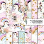 Дизайнерски хартии "Unicorns"