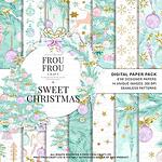 Коледни дизайнерски хартии "Sweet Christmas"