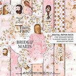 Дизайнерски хартии "Bride and Maids"