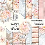 Дизайнерски хартии "Sweet as a peach"