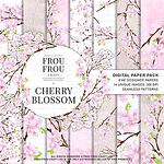 Дизайнерски хартии "Cherry blossom"