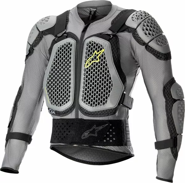 Протекторна жилетка ALPINESTARS BIONOC ACTION v2 - Сиво/Електриково зелено