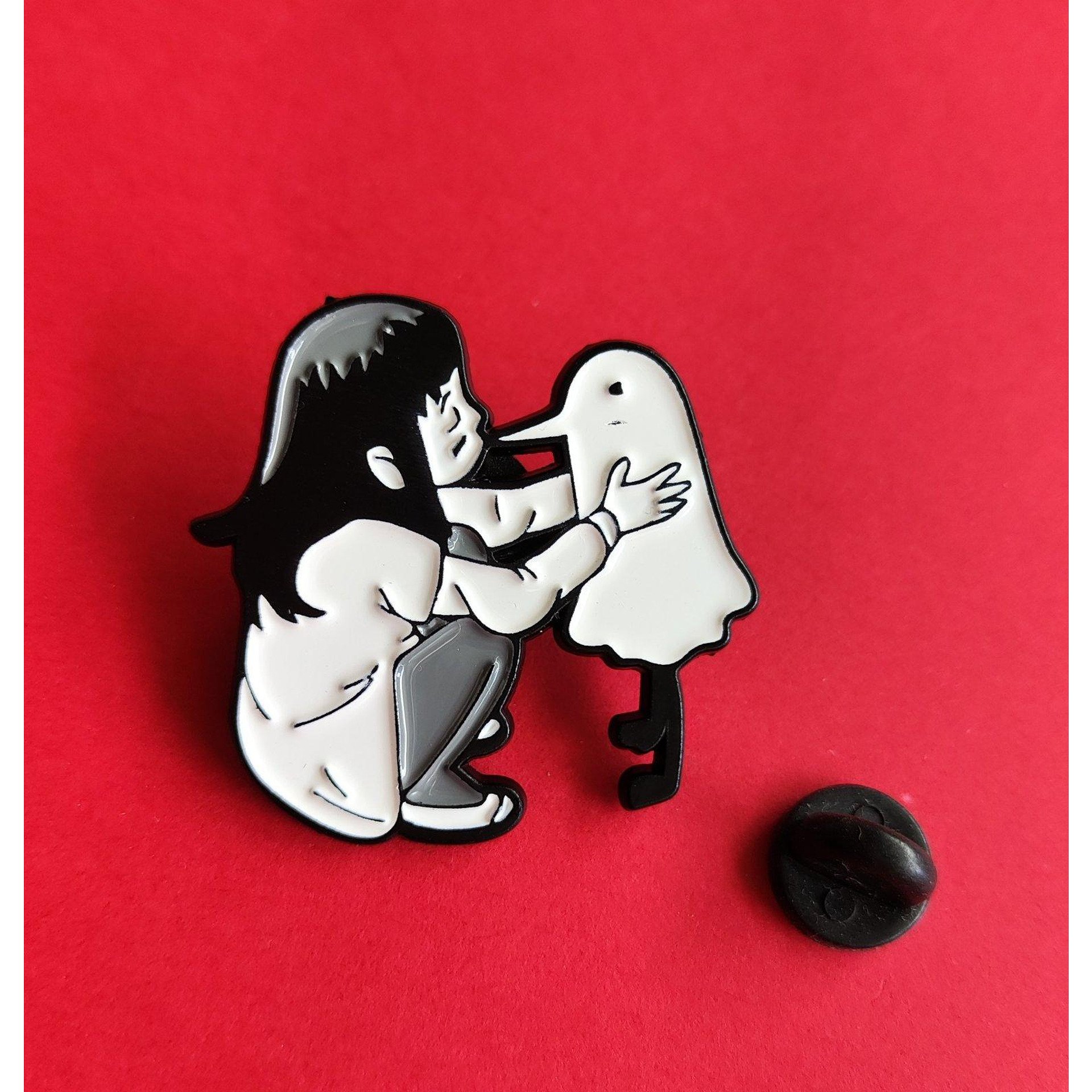 Japan Anime Goodnight Punpun Emaille Pins Cartoon Oyasumi Wolke Vogel Tier Großhanl Abzeichen Metall Brosche Schmuck Geschenk für Freun  15