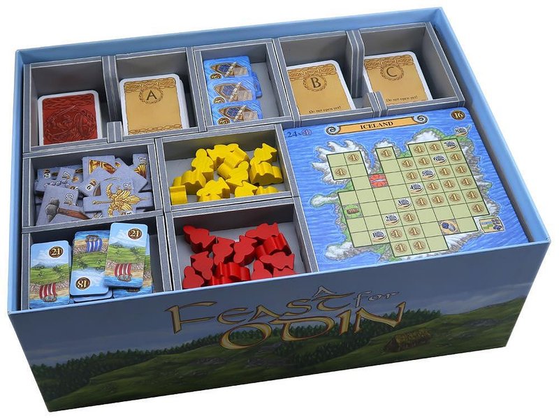 E-Raptor Insert Für A Feast For Odin – Ordnungshilfe Fürs Brettspiel, Mehr Spaß, Weniger Chaos