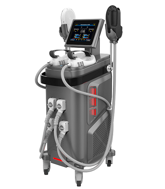 HI-EMT: Електромагнитен апарат с 4 накрайника за оформяне на мускули и топене на мазнини