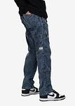 BAGGY PATCHED DRAWSTRING DENIM - WASHED INDIGO