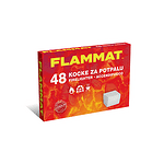 FLAMMAT сухи кубчета за разпалване на петролна основа, 48 бр