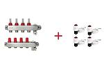 Колектор 4+4 с 4 броя термозадвижки