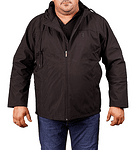 Черно яке с качулка Softshell