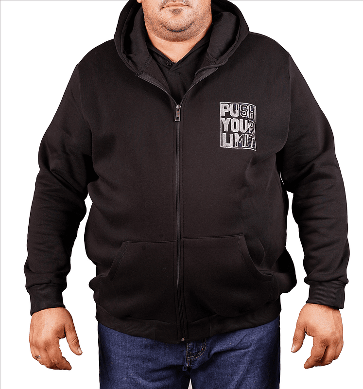 Суичър "Push your limit", черен