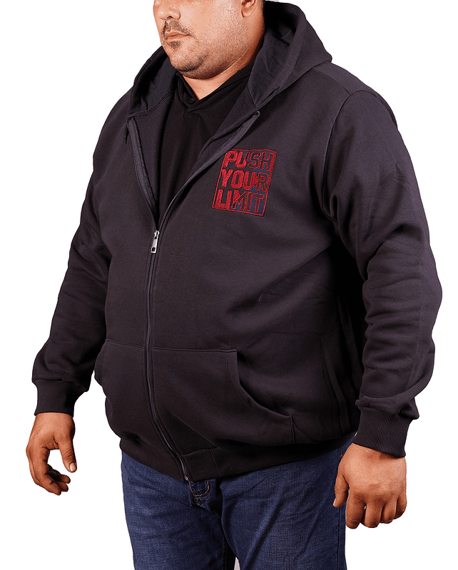 Суичър "Push your limit", син