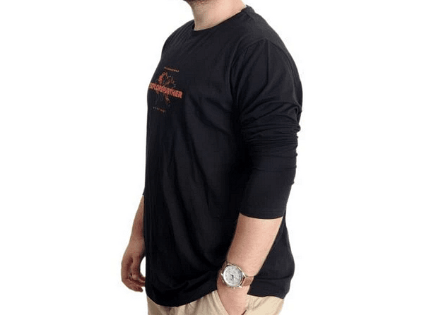 Блуза с дълъг ръкав, черна-Copy