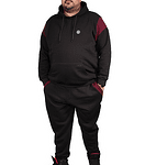 Спортен екип в бордо и черно