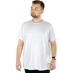 Сива тениска с кръгло деколте