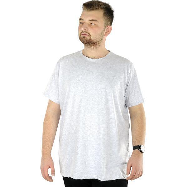 Тениска с кръгло деколте - сива